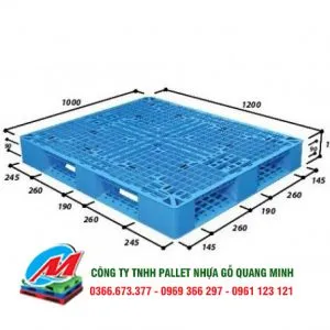 Sản phẩm 1200x1000x150mm 1 300x300 — Pallet Quang Minh - Công Ty TNHH Pallet Nhựa - Gỗ Quang Minh — MST 3702357038
