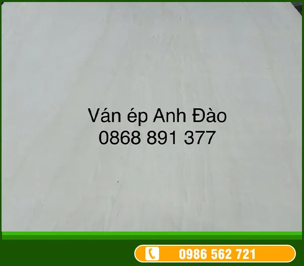 Sản phẩm VÃ¡n Ã©p poplar — Công Ty TNHH Một Thành Viên Ván ép Anh Đào — MST 3702362831