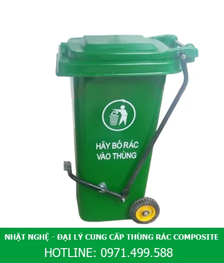 Sản phẩm thung rac composite 120 lit pedal — Công Ty TNHH Thương Mại Dịch Vụ Xuất Nhập Khẩu Nhật Nghệ — MST 3702364980