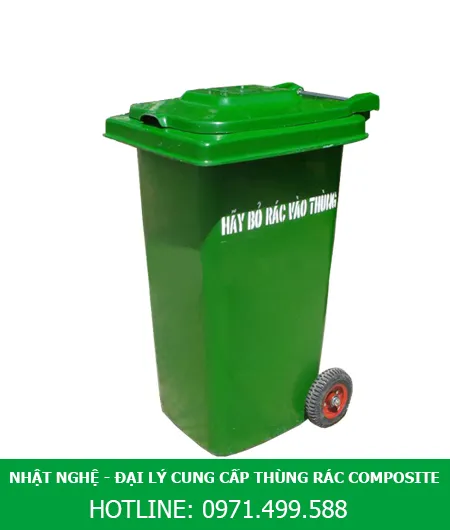 Sản phẩm thung rac composite 120 lit — Công Ty TNHH Thương Mại Dịch Vụ Xuất Nhập Khẩu Nhật Nghệ — MST 3702364980