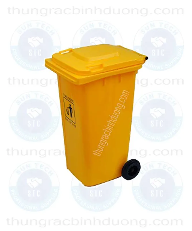 Sản phẩm thung rac nhua 120 lit vang — Công Ty TNHH Thương Mại Dịch Vụ Xuất Nhập Khẩu Nhật Nghệ — MST 3702364980
