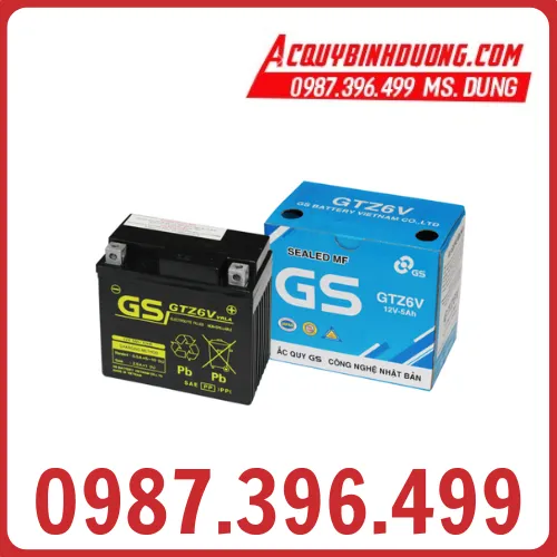 Sản phẩm ac quy gs gtz 6v 12v5ah p26953091 — ắc quy Bình Việt Phát - Công Ty TNHH Bình Việt Phát — MST 3702370744