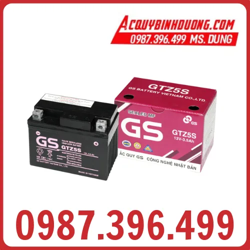 Sản phẩm ac quy gs gtz5s 12v3 — ắc quy Bình Việt Phát - Công Ty TNHH Bình Việt Phát — MST 3702370744