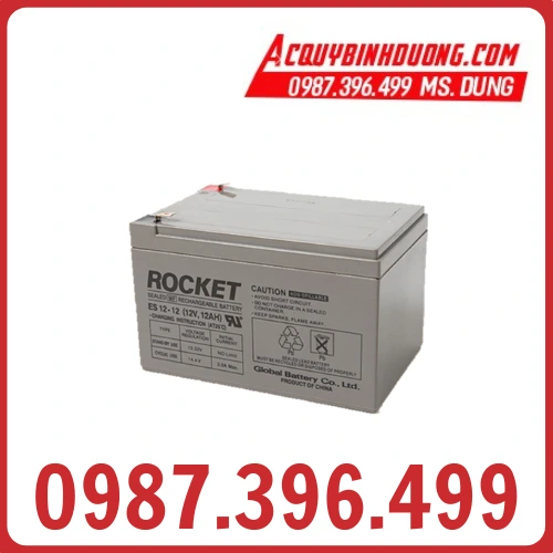 Sản phẩm ac quy rocket es 1212 12v12ah p37228785 — ắc quy Bình Việt Phát - Công Ty TNHH Bình Việt Phát — MST 3702370744