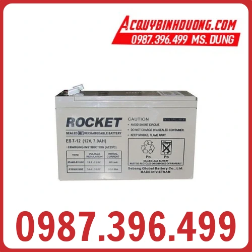 Sản phẩm ac quy rocket es 7 512 12v7 5ah p37228859 — ắc quy Bình Việt Phát - Công Ty TNHH Bình Việt Phát — MST 3702370744