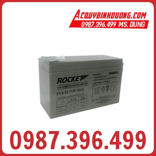 Sản phẩm ac quy rocket es 912 12v9ah p37228903 — ắc quy Bình Việt Phát - Công Ty TNHH Bình Việt Phát — MST 3702370744