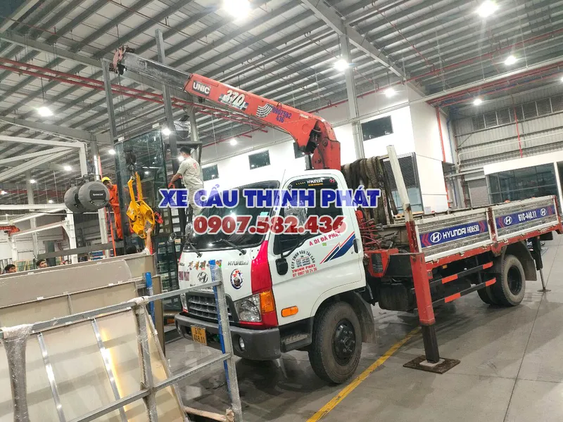 Sản phẩm cho thue cau thung kcn dong an — Cho Thuê Xe Cẩu Thịnh Phát - Công Ty TNHH Vận Tải Cẩu Thịnh Phát — MST 3702382940