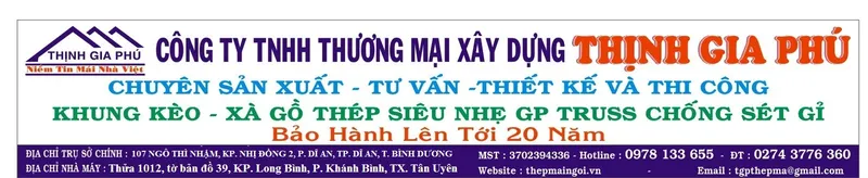 Logo Công Ty TNHH Thương Mại Xây Dựng Thịnh Gia Phú
