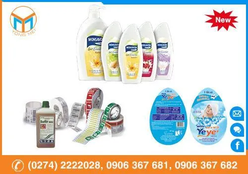 Sản phẩm in tem nhan decal — Chi Nhánh Công Ty TNHH Kỹ Thuật In ấn Yong Mei — MST 3702399782
