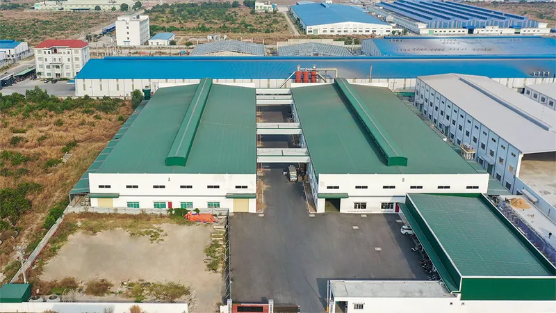 Sản phẩm Lam hoan cong nha xuong tai KCN Viet Huong — Công Ty TNHH Một Thành Viên Cơ Khí Xây Dựng Nasa Bình Dương — MST 3702402629