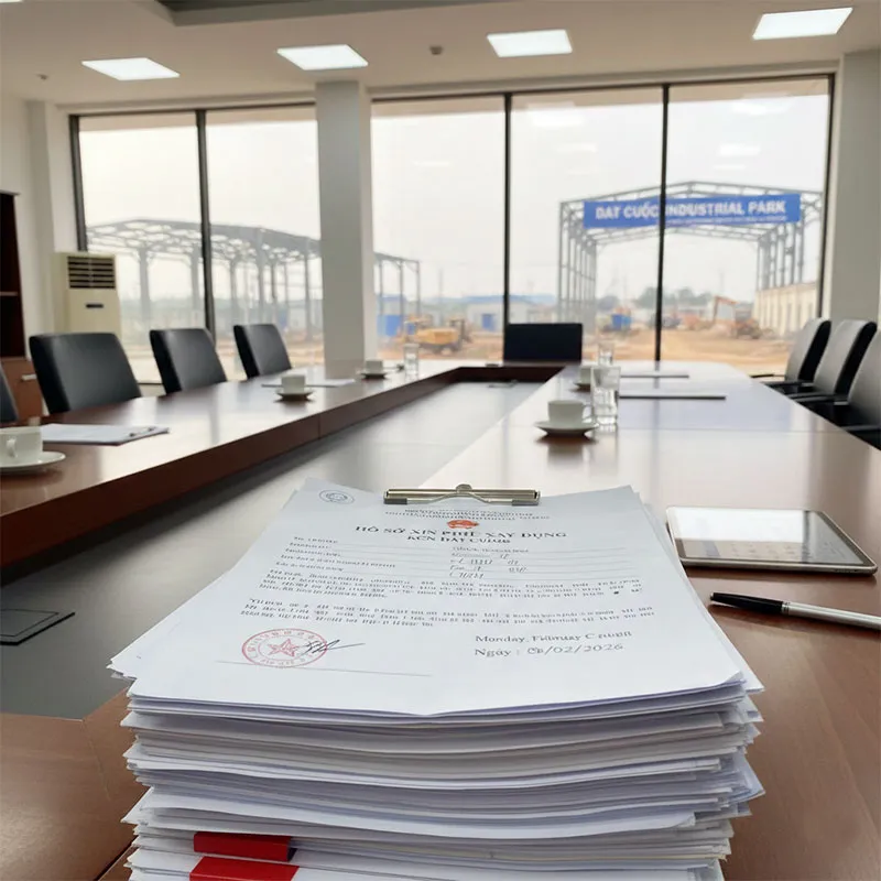 Sản phẩm Lap ho so xin phep xay dung tai KCN Dat Cuoc — Công Ty TNHH Một Thành Viên Cơ Khí Xây Dựng Nasa Bình Dương — MST 3702402629