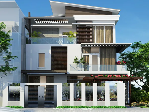 Sản phẩm TK biet thu dep hien dai — Thiết Kế Xây Dựng Thành Phát - Công Ty TNHH Thiết Kế Xây Dựng Thành Phát — MST 3702425418