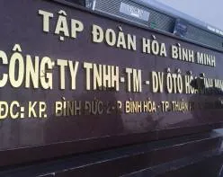 Sản phẩm du an thi cong chu inox vang tap doan hoa binh minh30211 — Công Ty Quảng Cáo Kiến An — MST 3702438343