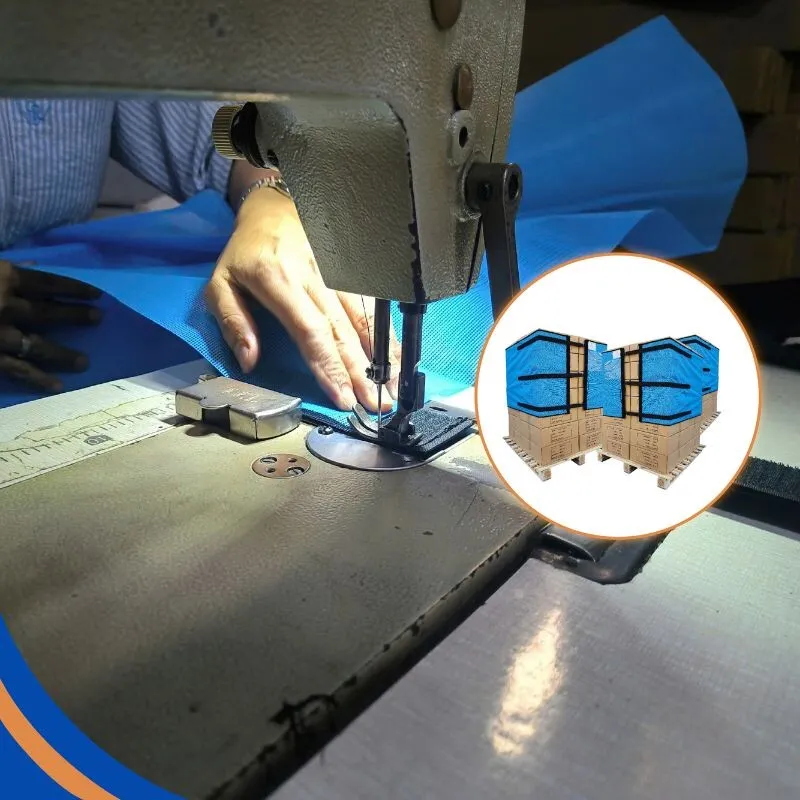 Sản phẩm luoi quan pallet mau xanh.jpg — Công Ty TNHH Provina - Dây Chằng Hàng, Dây Cáp Vải Cẩu Hàng — MST 3702445319