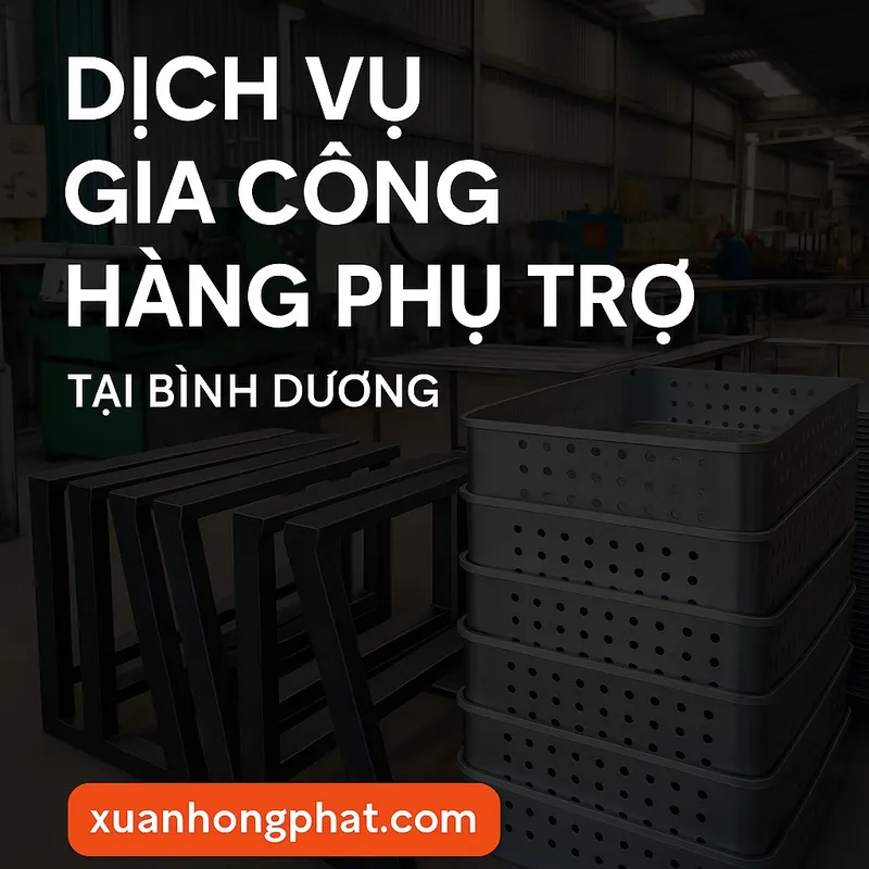 Sản phẩm gia cong san pham phu tro tai binh duong — Công Ty TNHH Kỹ Thuật Xuân Hồng Phát — MST 3702457508