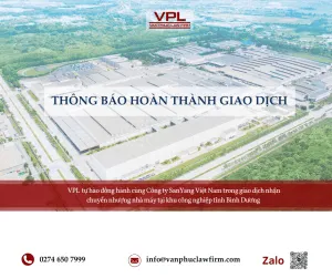 Sản phẩm Thong bao hoan thanh SanYang 300x251 — Công Ty Trách Nhiệm Hữu Hạn Tư Vấn Vạn Phúc Luật — MST 3702462402