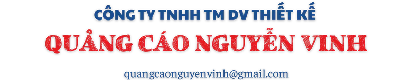 Văn phòng Quảng Cáo Nguyễn Vinh - Công Ty TNHH Thương Mại Dịch Vụ Thiết Kế Quảng Cáo
Nguyễn Vinh #2 — MST 3702466206