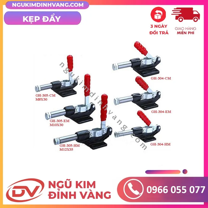 Sản phẩm kep dinh vi — Công Ty TNHH Một Thành Viên Ngũ Kim Đỉnh Vàng — MST 3702503017