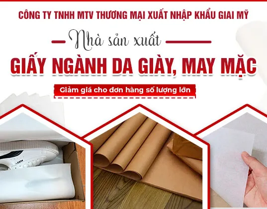 Sản phẩm anhgioithieu copy — Giấy Gói Giày Giai Mỹ - Công Ty TNHH Một Thành Viên Thương Mại Xuất Nhập Khẩu
Giai Mỹ — MST 3702504532