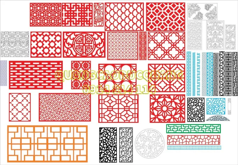 Sản phẩm hoa van cat cnc file corel 06_1 — Công Ty TNHH TM DV Thiết Bị Đức Quang — MST 3702509788