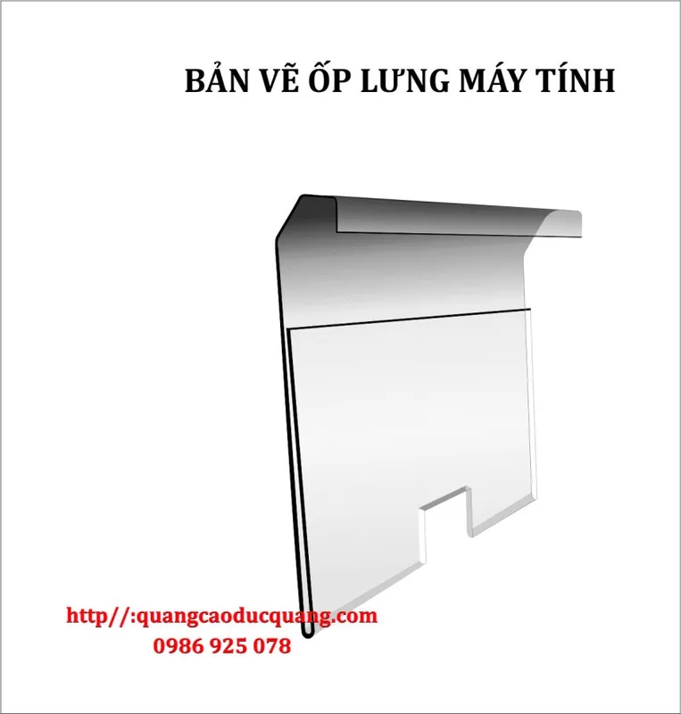 Sản phẩm ke mica op lung may tinh — Công Ty TNHH TM DV Thiết Bị Đức Quang — MST 3702509788
