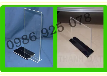 Sản phẩm ke_menu_mica_chu_t_kmt002 — Công Ty TNHH TM DV Thiết Bị Đức Quang — MST 3702509788