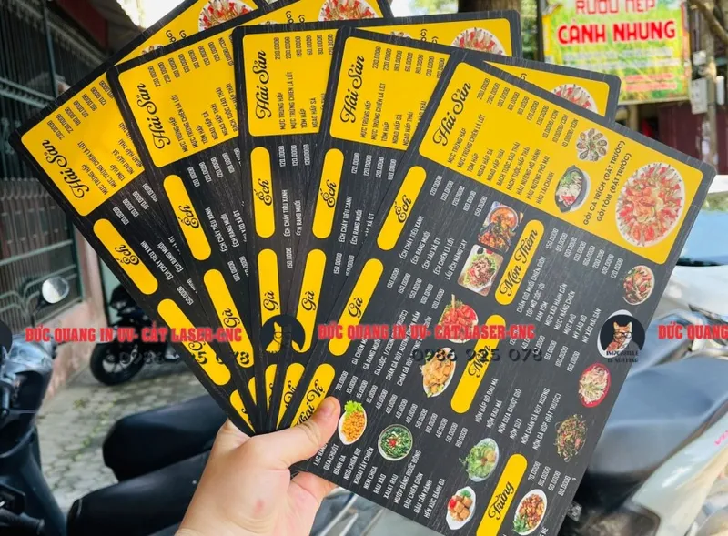 Sản phẩm nhua menu pvc gia re — Công Ty TNHH TM DV Thiết Bị Đức Quang — MST 3702509788