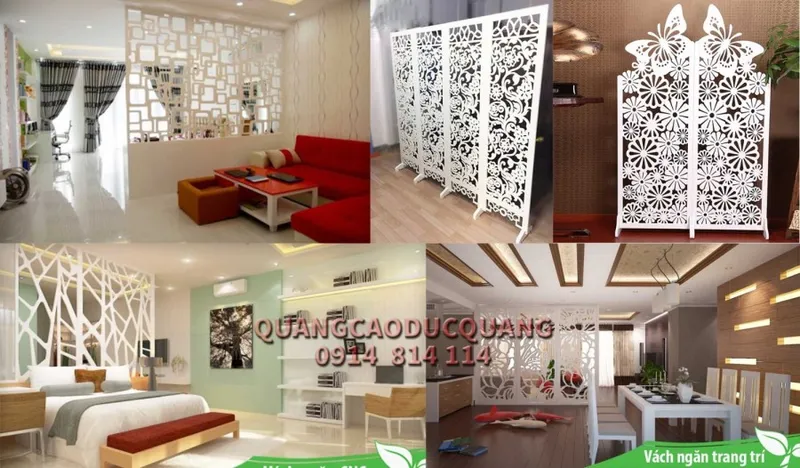 Sản phẩm vach ngan nhua trang tri — Công Ty TNHH TM DV Thiết Bị Đức Quang — MST 3702509788