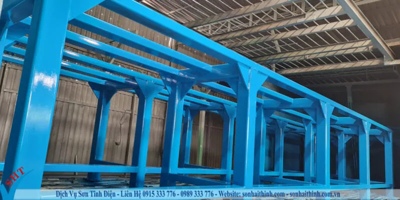 Sản phẩm gia công sơn tĩnh điện khung sắt — Sơn Tĩnh Điện Hải Thịnh - Công Ty TNHH SX & TM Sơn Hải Thịnh — MST 3702530317
