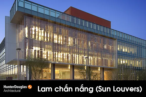 Sản phẩm lam chan nang sun louvers — Công Ty TNHH Hunter Douglas Indochina — MST 3702538066