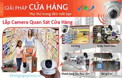 Sản phẩm giai phap lap camera cho cua hang — Công Ty Cổ Phần Công Nghệ Và Dịch Vụ Khang Nguyên — MST 3702547134