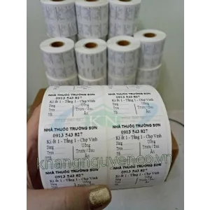 Sản phẩm in tem nha thuoc — Công Ty Cổ Phần Công Nghệ Và Dịch Vụ Khang Nguyên — MST 3702547134