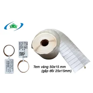 Sản phẩm tem vang 50x15mm — Công Ty Cổ Phần Công Nghệ Và Dịch Vụ Khang Nguyên — MST 3702547134