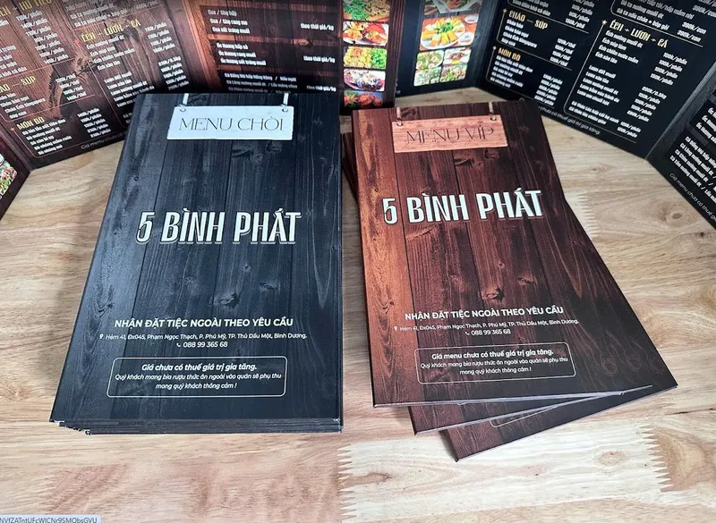 Sản phẩm in menu quan o binh duong 10 — In ấn HPDC - Công Ty Trách Nhiệm Hữu Hạn HPDC — MST 3702570447