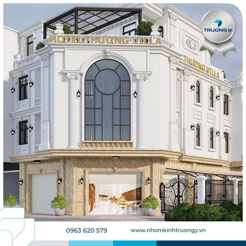 Sản phẩm khach san thuong villa — Nhôm Kính Trường ý - Công Ty TNHH MTV Sản Xuất Thương Mại & Dịch Vụ Trường ý — MST 3702577065