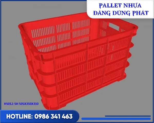 Sản phẩm song nhua ho hs012 sh — Pallet Nhựa Đăng Dũng Phát - Công Ty Trách Nhiệm Hữu Hạn Một Thành Viên Đăng
Dũng Phát — MST 3702583894