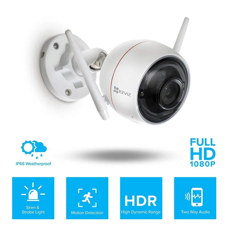 Sản phẩm vuong computer Camera wifi Ezviz C3W 1080P Siren — Công Ty TNHH Công Nghệ Thông Tin Vương COMPUTER — MST 3702620095