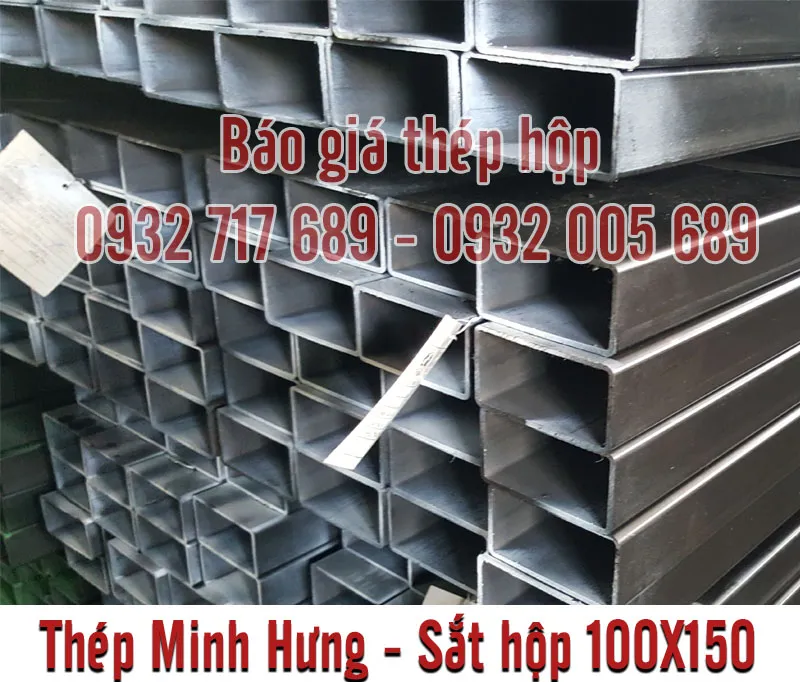 Sản phẩm thep hop CN 100x150 — Công Ty TNHH Thương Mại Thép Minh Hưng — MST 3702643617