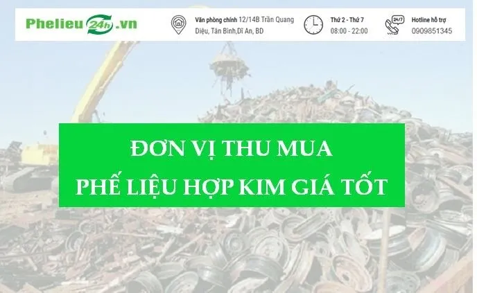Sản phẩm thu mua ve lieu hop kim 3 — Thu Mua Phế Liệu Tuấn Lộc - Công Ty TNHH Kim Loại Tuấn Lộc — MST 3702667865