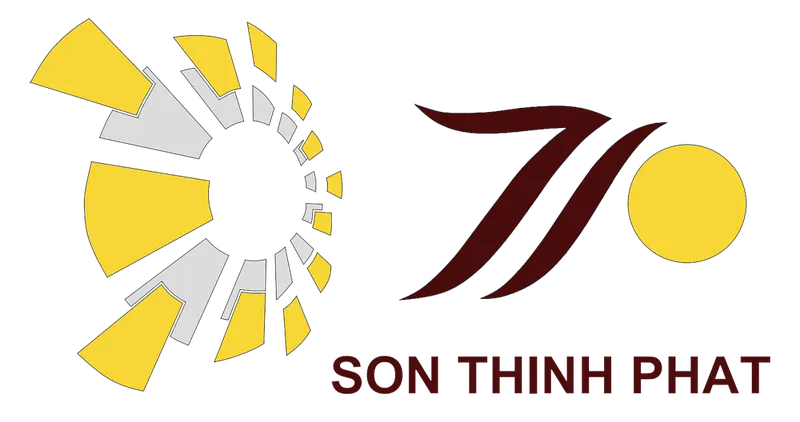 Logo Dây Chuyền Sơn Tĩnh Điện Thịnh Phát - Công Ty Cổ Phần Công Nghệ Sơn Thịnh Phát