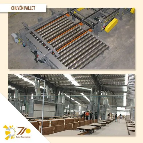 Sản phẩm chuyen pallet — Dây Chuyền Sơn Tĩnh Điện Thịnh Phát - Công Ty Cổ Phần Công Nghệ Sơn Thịnh Phát — MST 3702673964