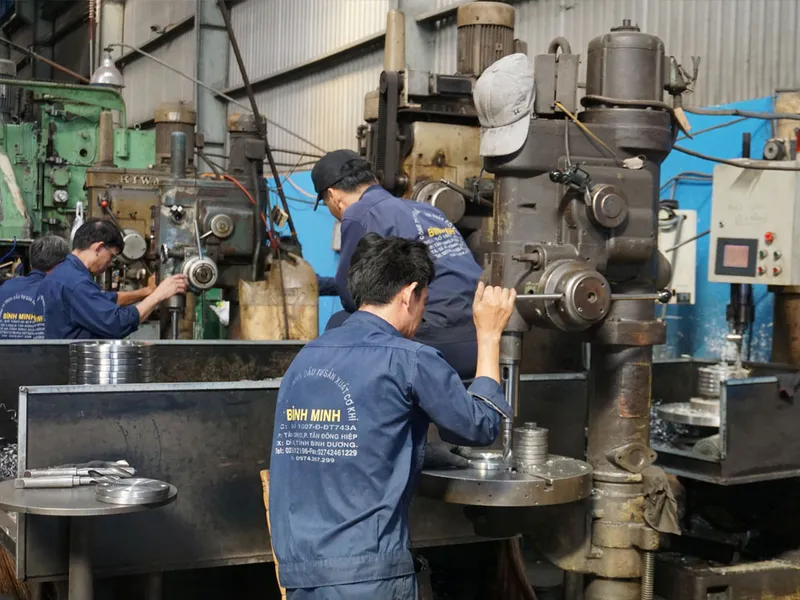 Sản phẩm hoat dong co khi binh minh — Công Ty TNHH Đầu Tư Sản Xuất Cơ Khí Bình Minh — MST 3702676595
