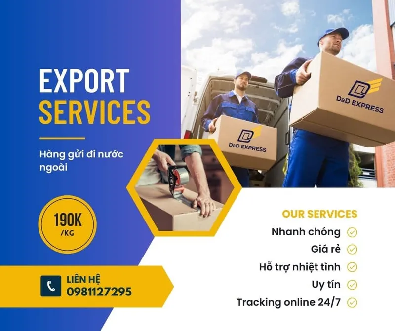 Sản phẩm hang xuat DD Express — Công Ty TNHH D & D Express — MST 3702678810