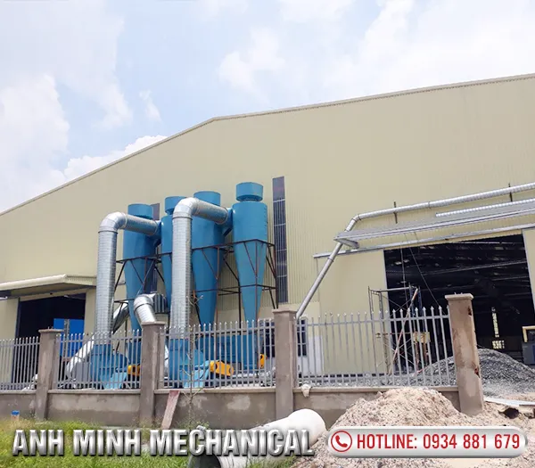 Sản phẩm he thong loc bui — Thiết Bị Thông Gió Anh Minh - Công Ty TNHH Dịch Vụ Cơ Khí Xây Dựng Anh Minh — MST 3702692036