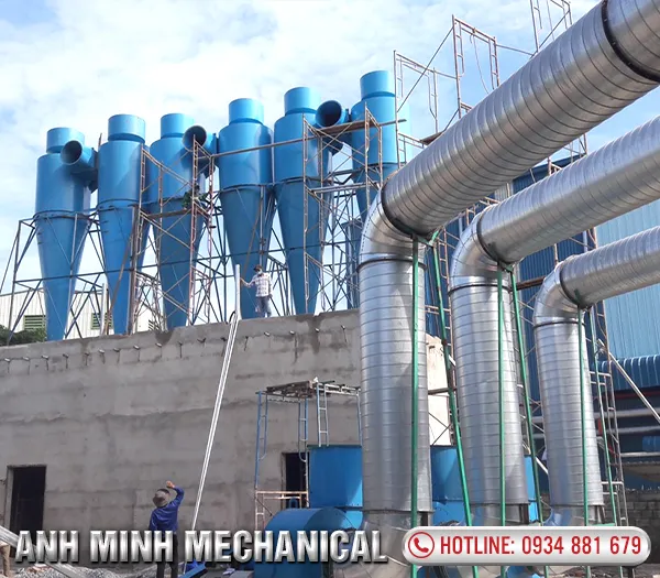 Sản phẩm Thi cong he thong xu ly bui cong ty Go Binh Duong — Thiết Bị Thông Gió Anh Minh - Công Ty TNHH Dịch Vụ Cơ Khí Xây Dựng Anh Minh — MST 3702692036