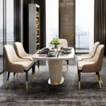 Sản phẩm Bàn ăn mặt đá cao cấp  150x150 — Công Ty TNHH Thương Mại Sản Xuất Mai Nghĩa — MST 3702695037