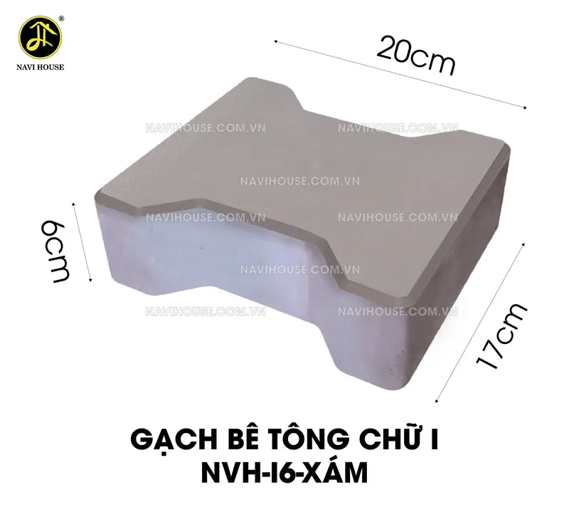 Sản phẩm Gach be tong NVH I6 scaled 1 — Công Ty TNHH Navi House — MST 3702714307