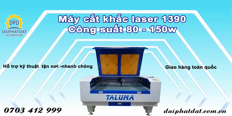 Sản phẩm May cat khac laser 1390 — Máy Cắt Khắc Laser Đại Phát Đạt - Công Ty TNHH Tự Động Hóa Đại Phát Đạt — MST 3702714988