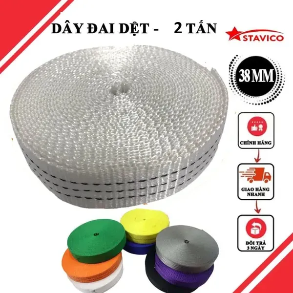 Sản phẩm day dai det 38 mm 2 tan — Công Ty TNHH Stavico — MST 3702746683