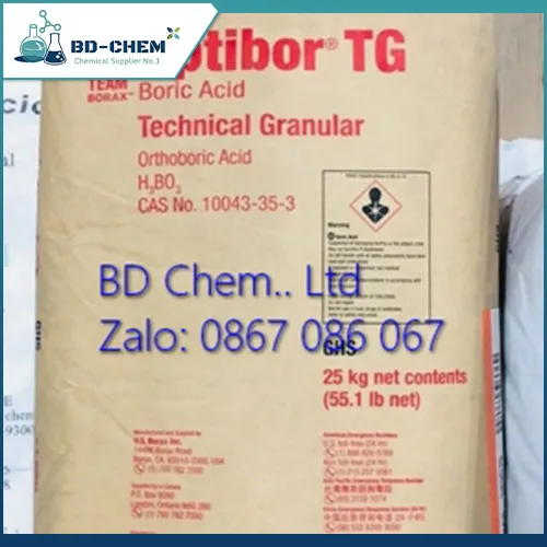 Sản phẩm BORIC My — Hóa Chất Xử Lý Nước Bình Dương - Công Ty TNHH Bình Dương Chem — MST 3702750707